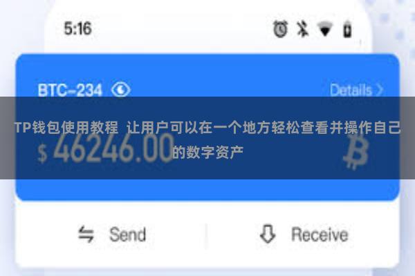 TP钱包使用教程  让用户可以在一个地方轻松查看并操作自己的数字资产